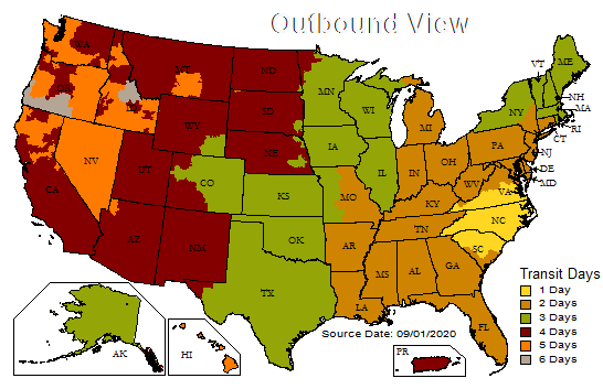 UPS map 0189 SEP20