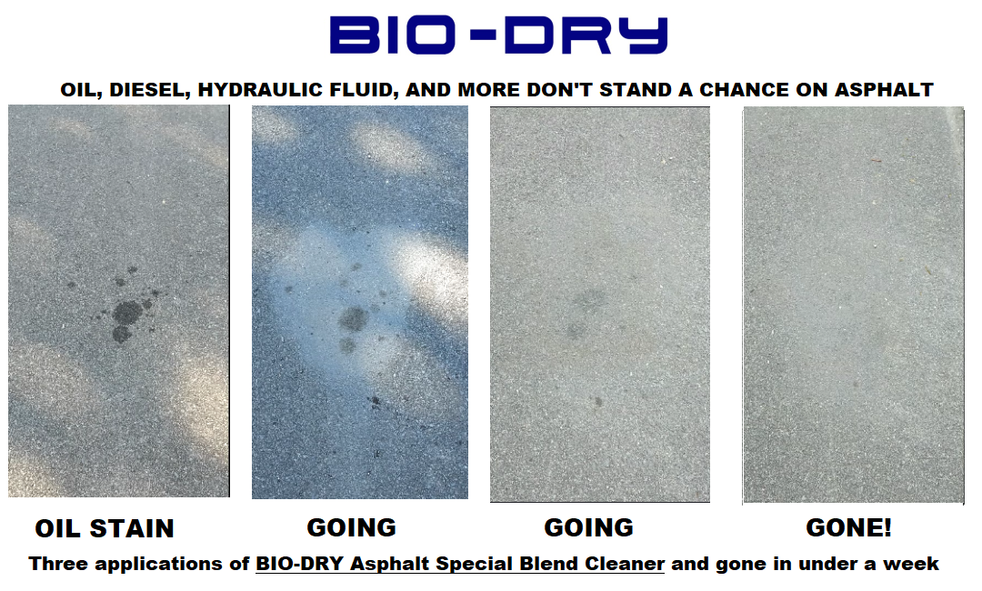 Bio-Dry Waterless Concrete Driveway Oil Stain Remover - 1 lb